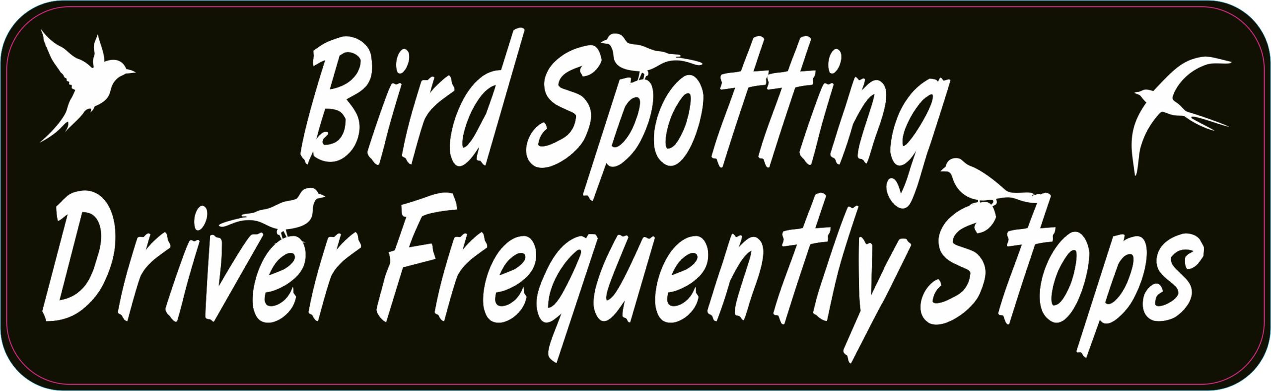 Frequently Stops Bird Spotting Magnet