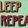 Eat Sleep Pool Repeat Magnet