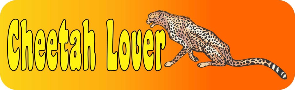 Cheetah Lover Magnet