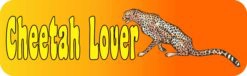 Cheetah Lover Vinyl Sticker