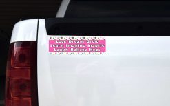 Love Learn Laugh Vinyl Sticker