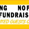 No Peddling Preaching Fundraising Magnet