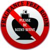 Scent-sitive Fragrance Free Room Vinyl Sticker