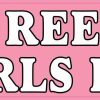 Pink Reel Girls Fish Vinyl Sticker