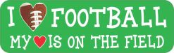 I Love Football Magnet