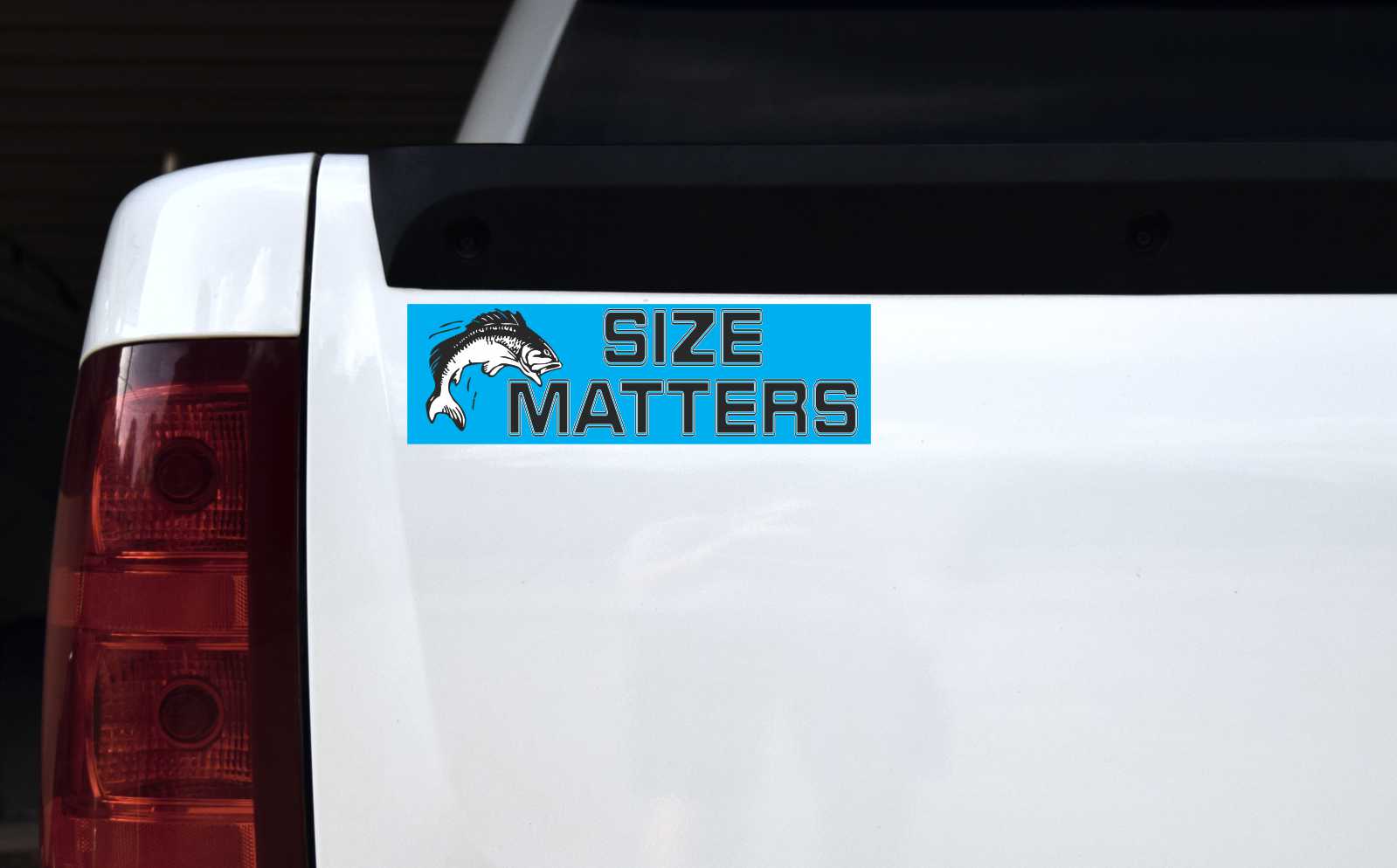 Size Matters Vinyl Sticker