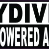 Gravity Powered Adventure Skydiving Vinyl Sticker