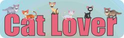 Cat Lover Vinyl Sticker