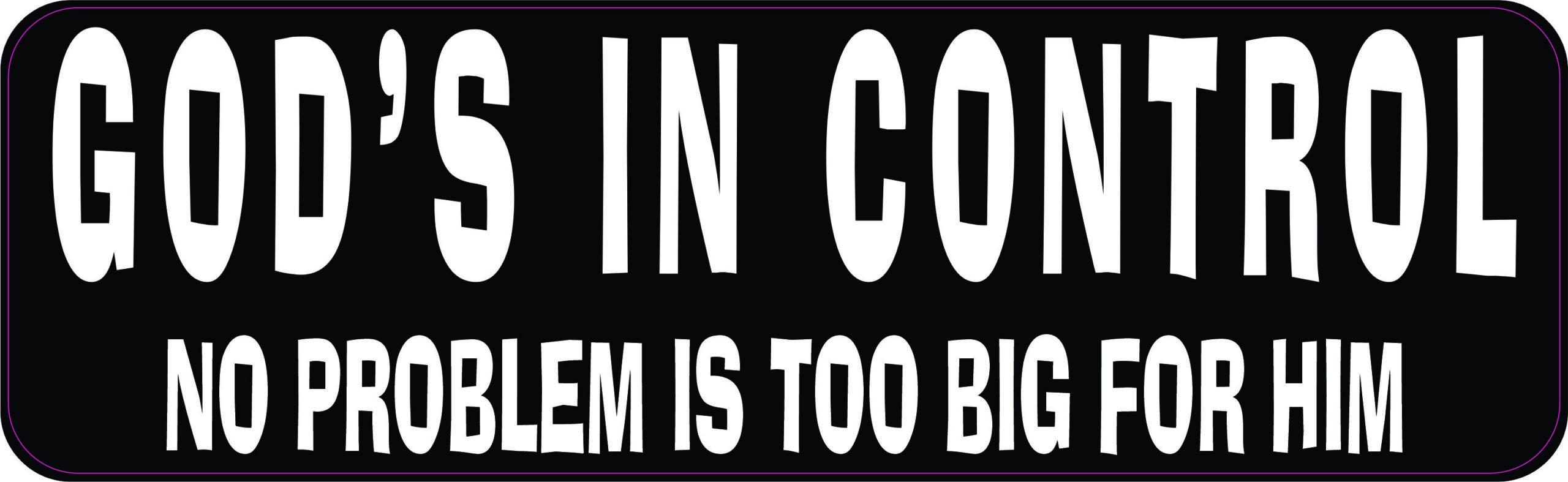 Gods in Control Vinyl Sticker
