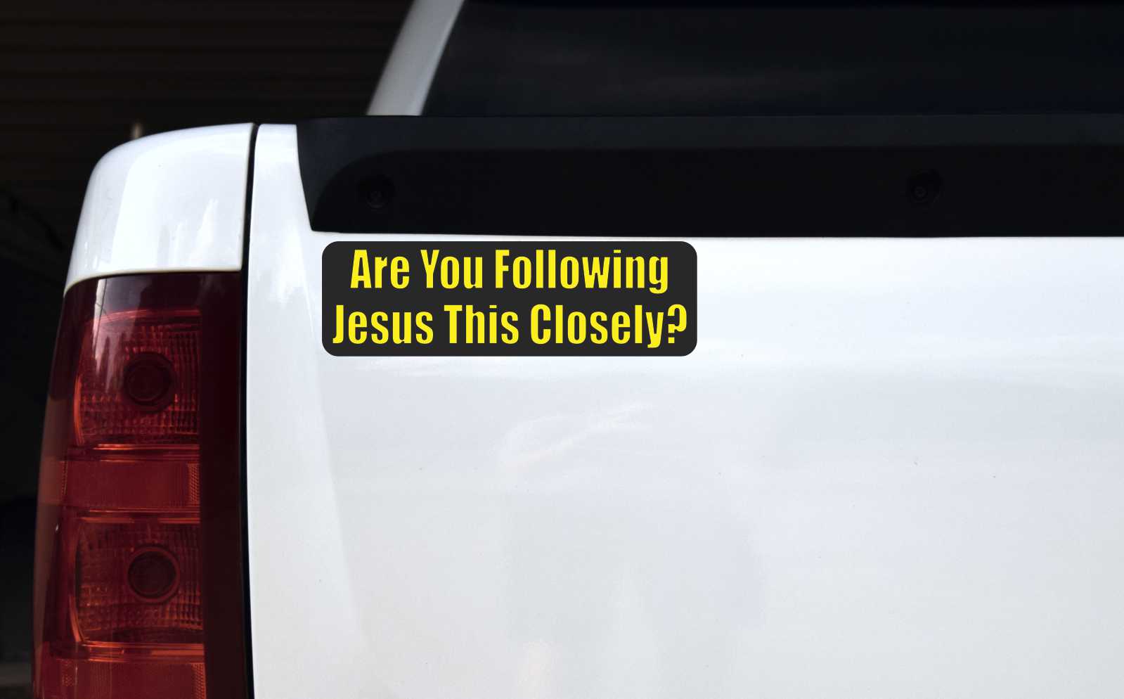 Are You Following Jesus This Closely Magnet