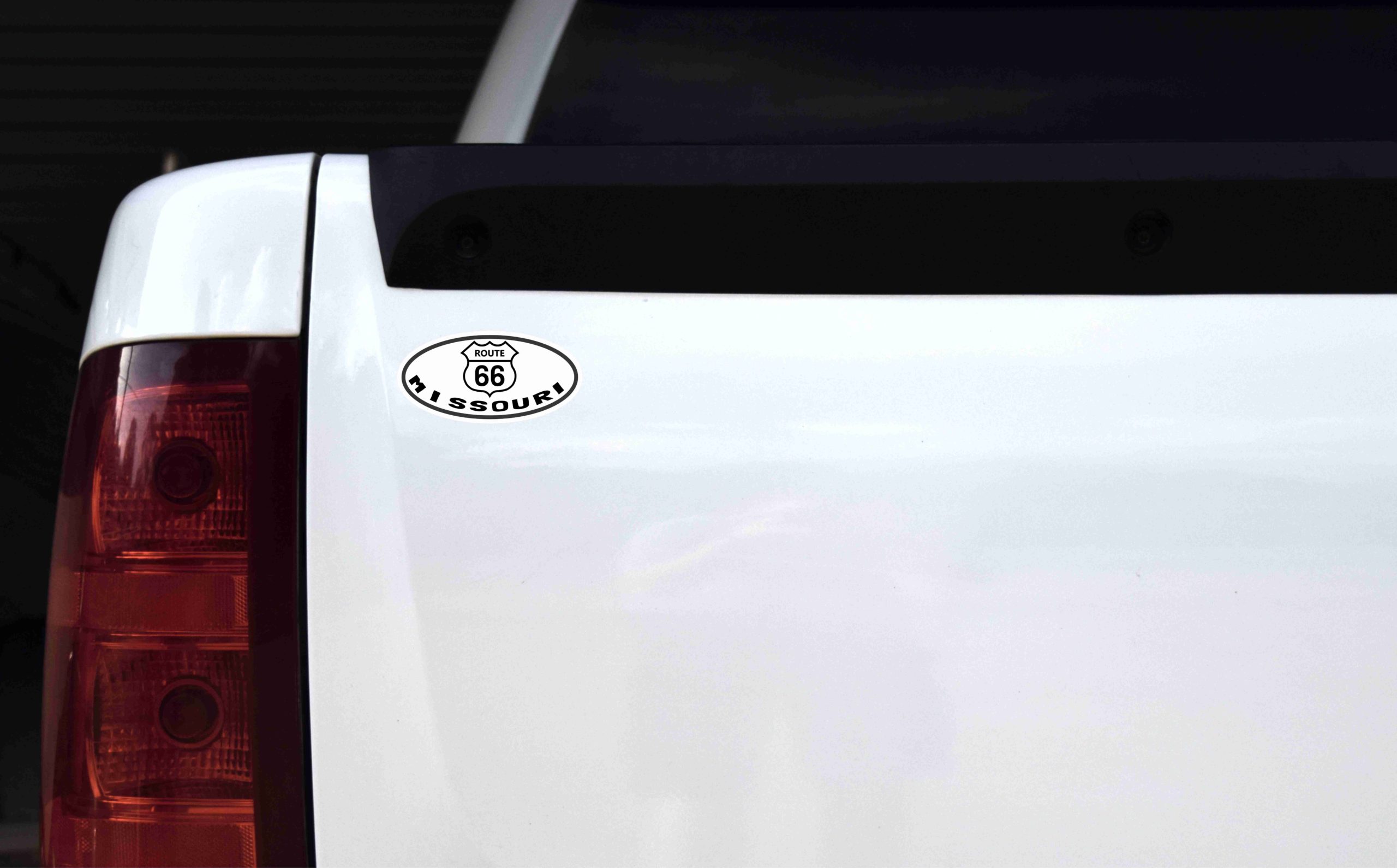 Route 66, vinyl decal, vinyl sticker, travel stickers, travel ovals