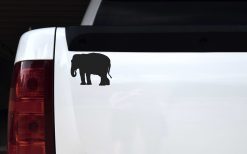 Elephant Silhouette Vinyl Sticker