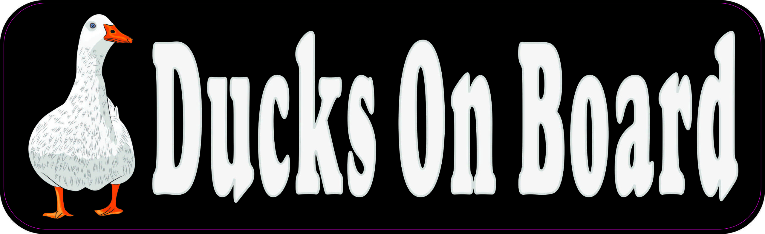 Ducks on Board Magnet