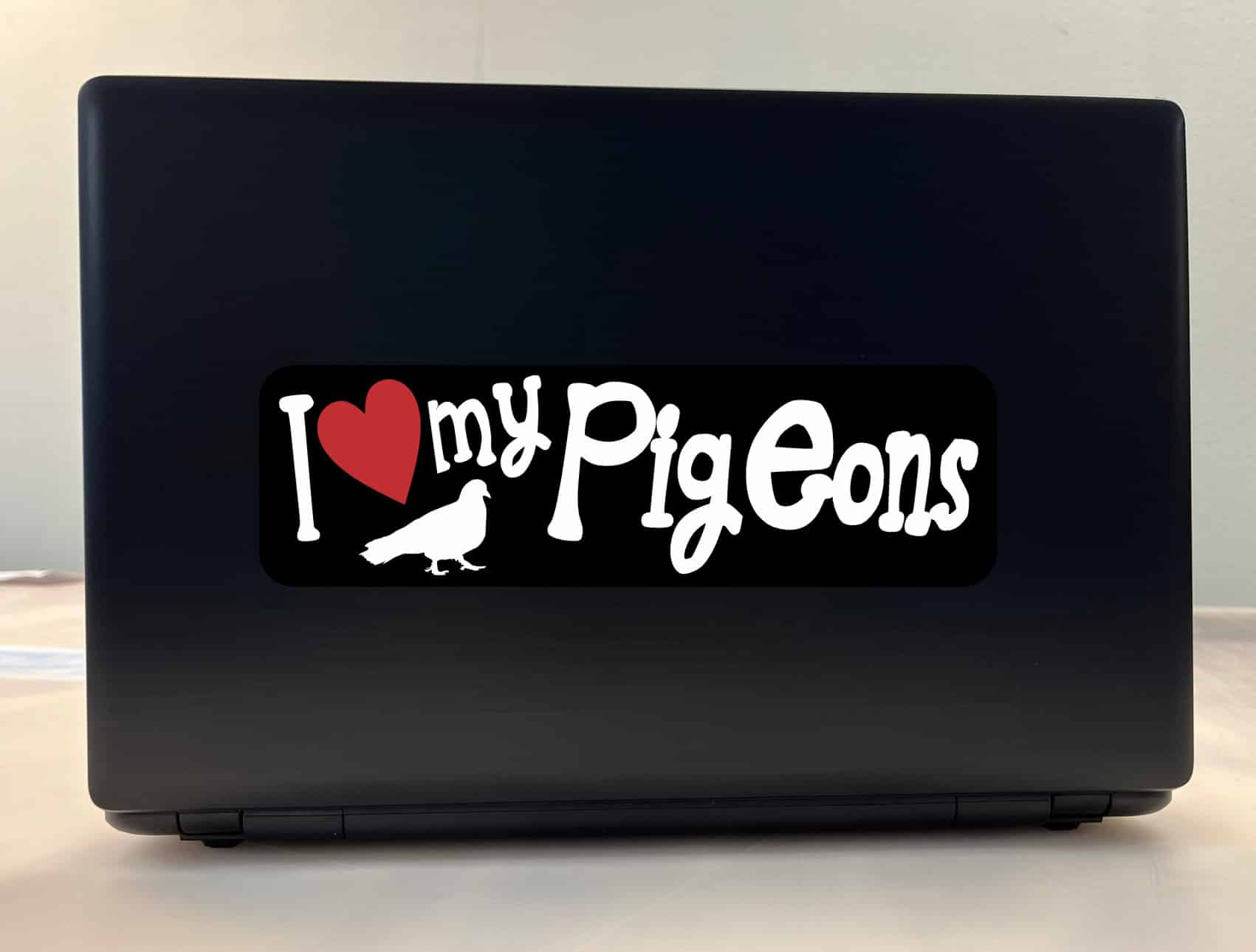 10in x 3in I Love My Pigeons Magnet - Image 2