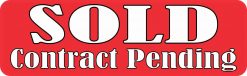 Sold Contract Pending Vinyl Sticker
