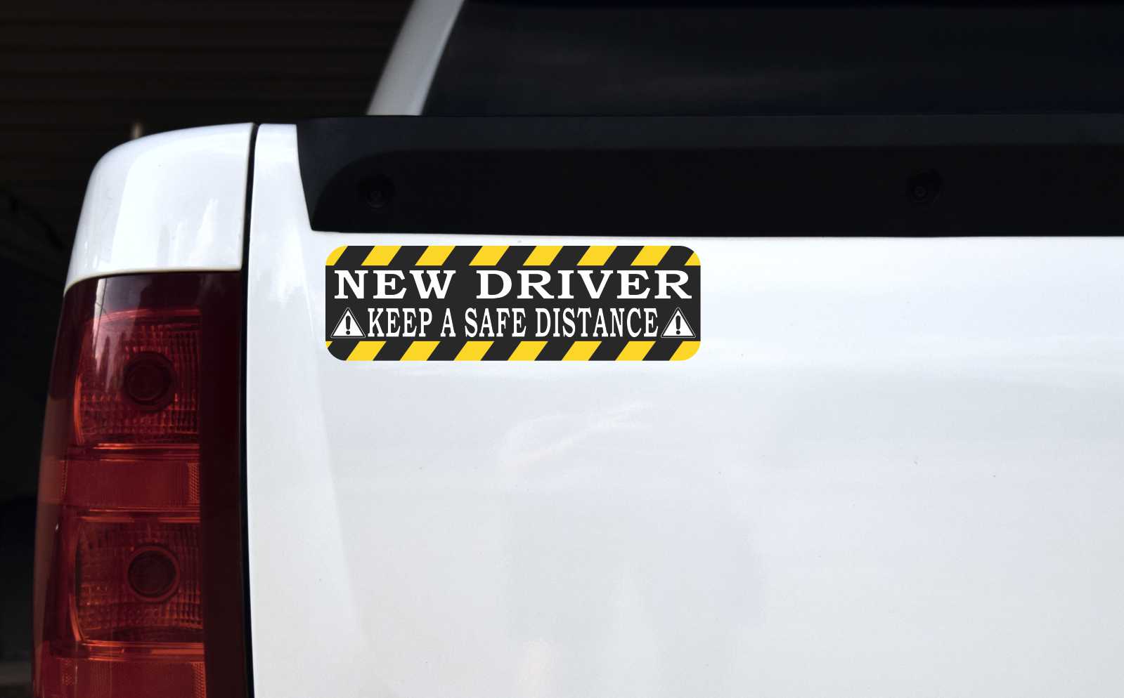 Keep a Safe Distance New Driver Magnet