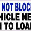 Dynamic Disability Do Not Block Door Vinyl Sticker