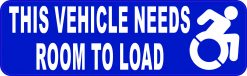 Dynamic Disability Vehicle Needs Room to Load Magnet