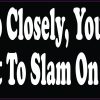 Slam on My Brakes Vinyl Sticker