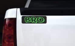 10in x 3in Bro Vinyl Sticker