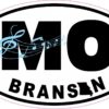 Music Oval MO Branson Vinyl Sticker