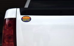 Arizona Flag Oval Sierra Vista Vinyl Sticker