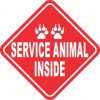 Service Animal Inside Magnet
