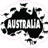 Australia Wildlife Vinyl Sticker