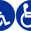 Wheelchair Symbol Vinyl Stickers
