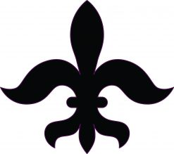 Fleur de Lis Vinyl Sticker