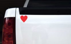 Red Heart Vinyl Stickers