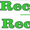 English Spanish Recycle Vinyl Sticker