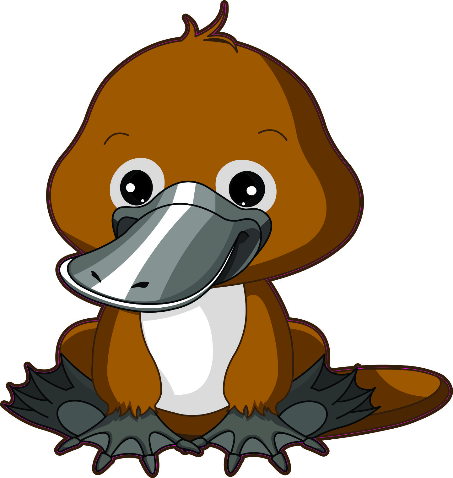 Platypus Vinyl Sticker