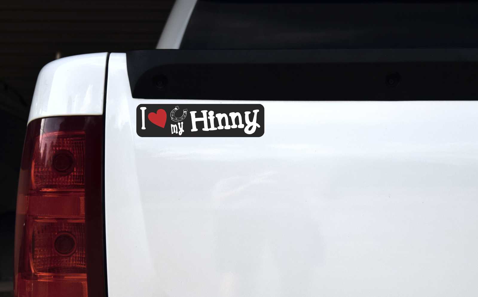 I Love My Hinny Magnet