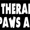 My Therapist Has 4 Paws and Fur Vinyl Sticker