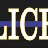 Thin Blue Line Police Vinyl Sticker
