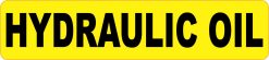 Hydraulic Oil Vinyl Sticker