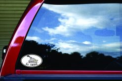Cruise Ship Oval St Croix Vinyl Sticker