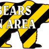 Die Cut Bears in Area Vinyl Sticker