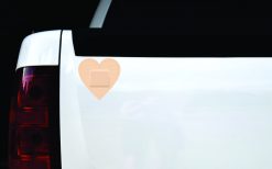 Heart Shaped Bandage Vinyl Sticker
