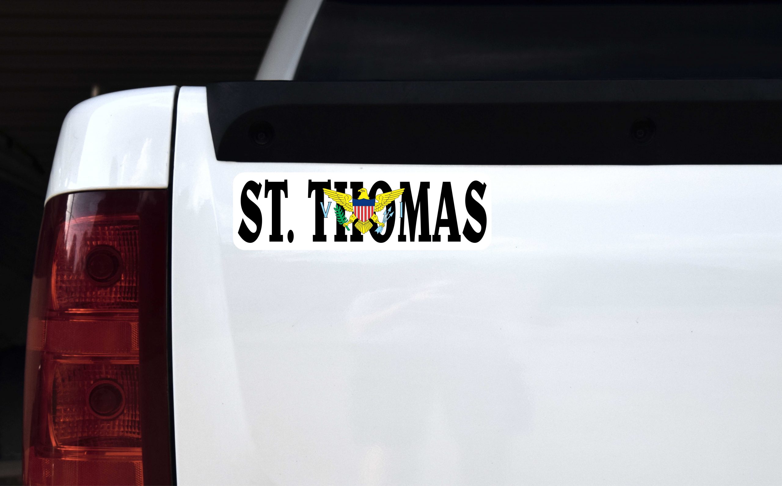 Flag St Thomas Virgin Islands Vinyl Sticker