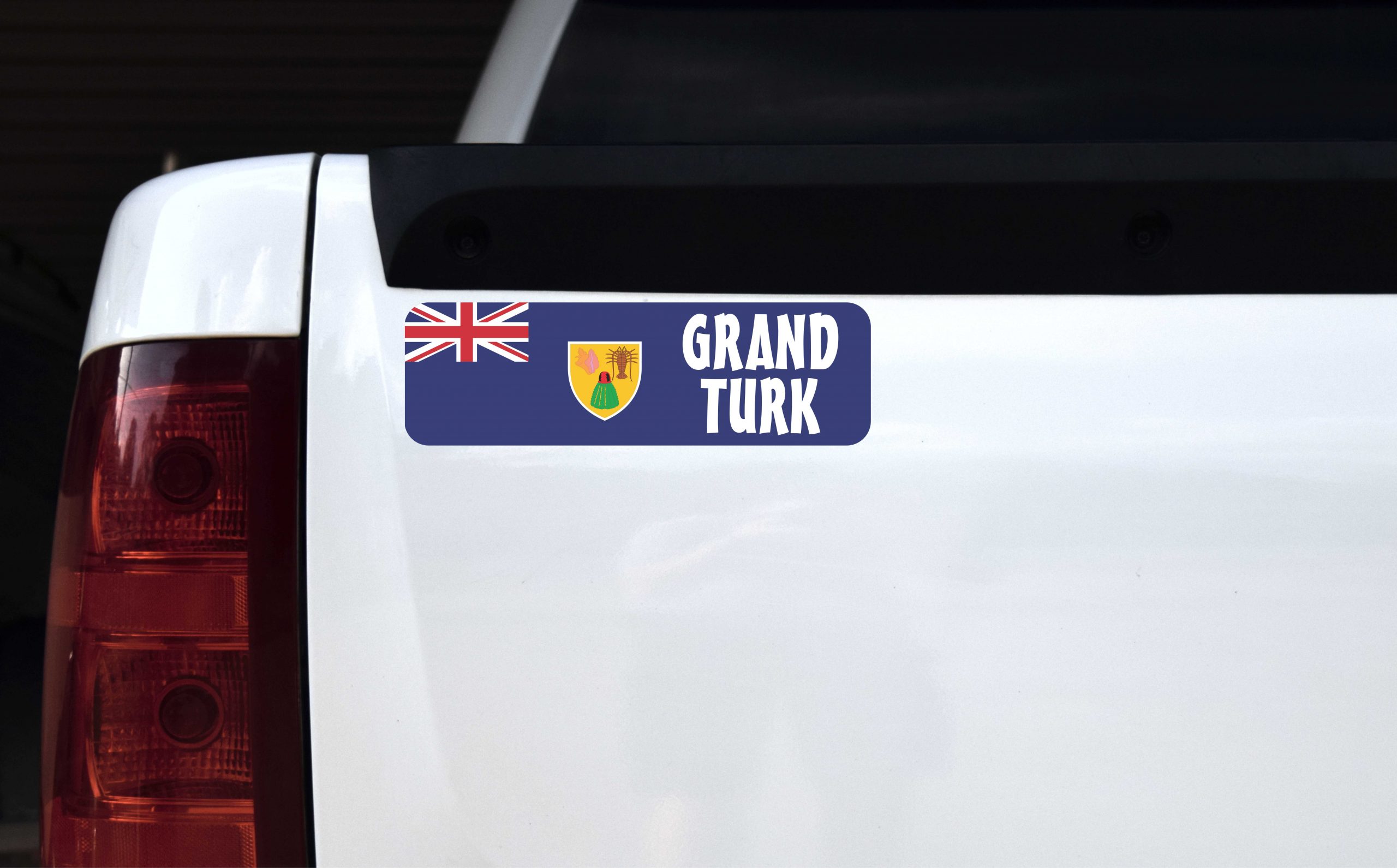 Flag Grand Turk Vinyl Sticker