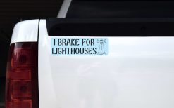 I Brake for Lighthouses Magnet