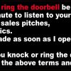 Before You Knock or Ring Doorbell Magnet