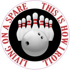 Bowling Sticker