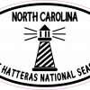 Oval Cape Hatteras National Seashore Vinyl Sticker