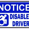 Dynamic Symbol Notice Disabled Driver Magnet