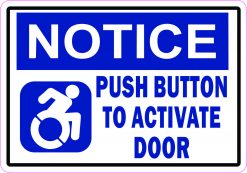 Dynamic Disability Push Button to Activate Door Magnet
