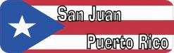Flag San Juan Puerto Rico Magnet
