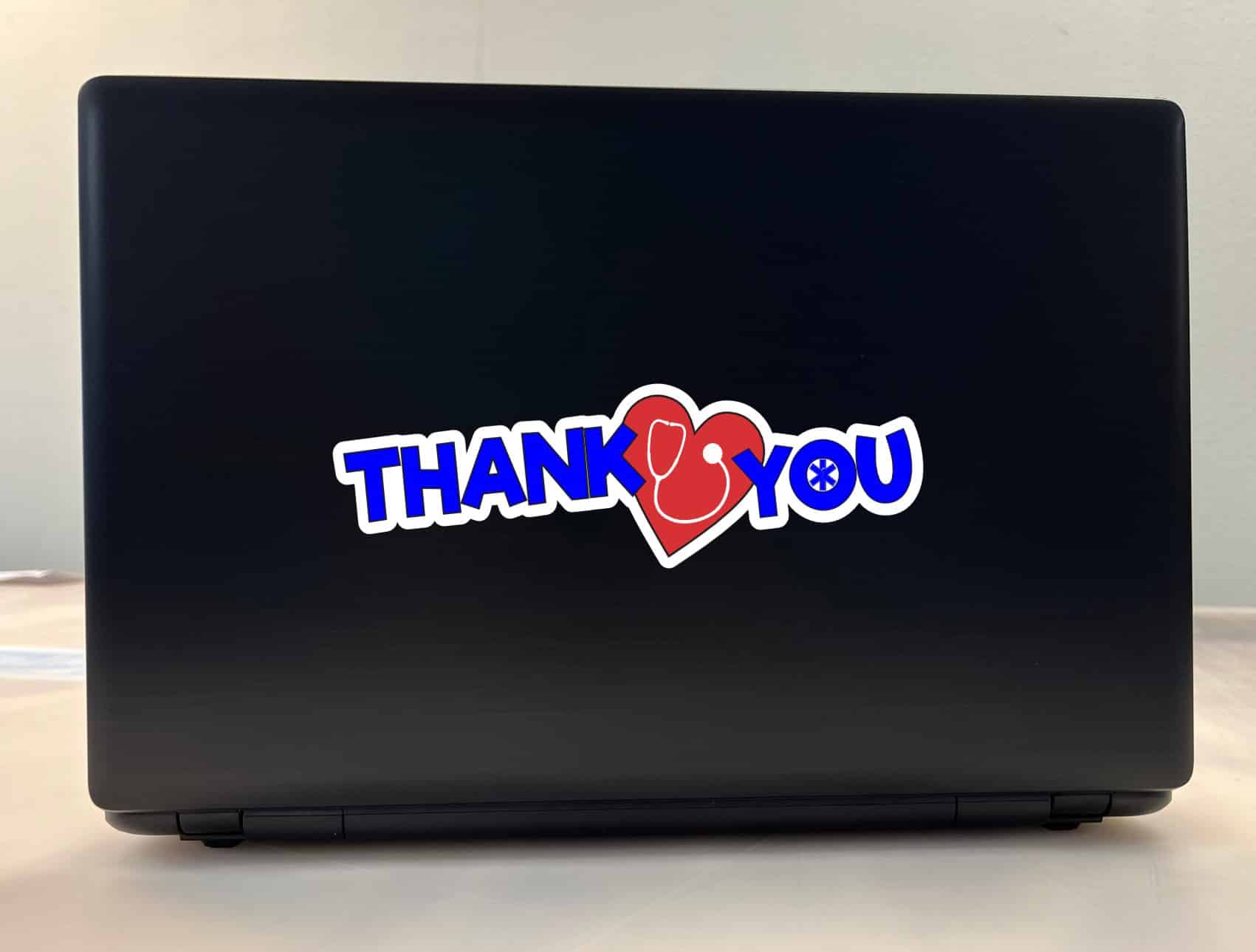 StickerTalk Medical Staff Thank You Vinyl Sticker, 8 inches by 2.5 inches - Image 3